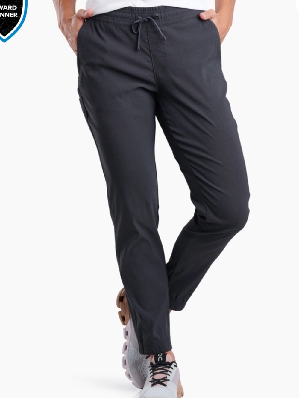 KUHL Haven Jogger Pants Size XS Regular Black Hiking Sun Protection